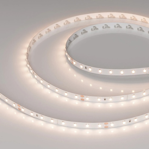 Лента светодиодная RT-A80-8mm 24V Warm3500 (6 W/m, IP20, 2835, 5m) (Arlight, Открытый)