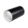 Светильник накладной SP-POLO-R85-1-15W Warm White 40deg (Black, White Ring) (Arlight, IP20 Металл, 3 года)