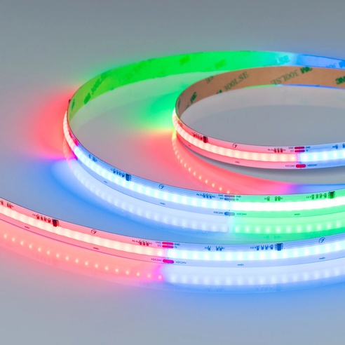 Лента SPI-COB-X630-12mm 24V RGB-PX63 (11 W/m, IP20, 5m) (Arlight, -)