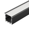Профиль LINIA49-F-M-3000 BLACK (Arlight, Алюминий)