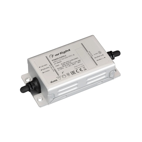 Блок питания ARPJ-LG-561340-PFC-B (40W, 25-56V, 0.45-1.34A) (Arlight, IP67 Металл, 5 лет)