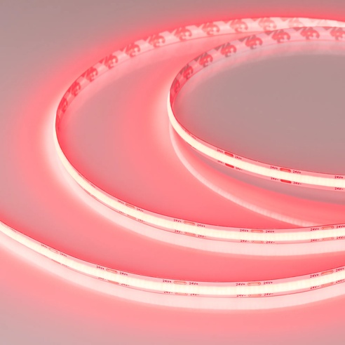 Лента светодиодная COB-X544-8mm 24V Red (11.5 W/m, IP20, CSP, 5m) (Arlight, 11.5 Вт/м, IP20)