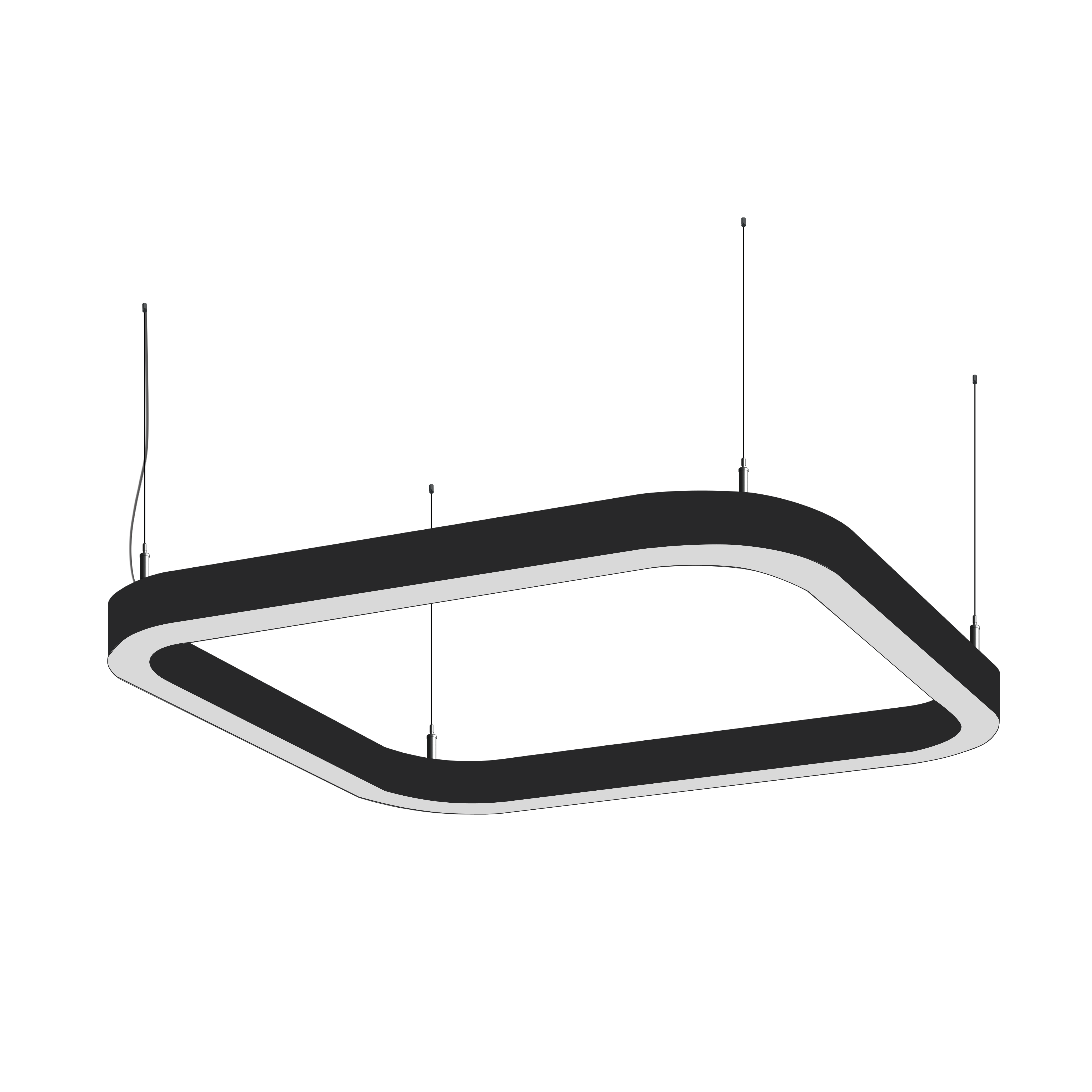 Cветодиодный фигурный светильник MS-ELLIPSE Суперэллипс 400mm 24W  3000/4000/6000К