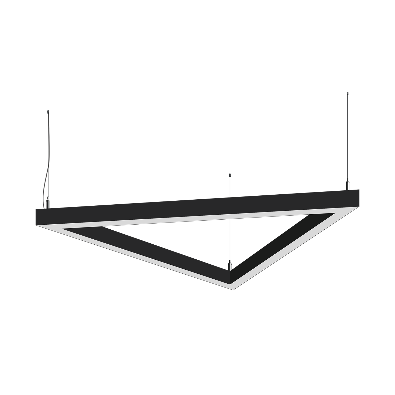 Cветодиодный фигурный светильник MS-TRIO-O Треугольник 3x500mm 60W 3000/4000/6000К - изображение товара