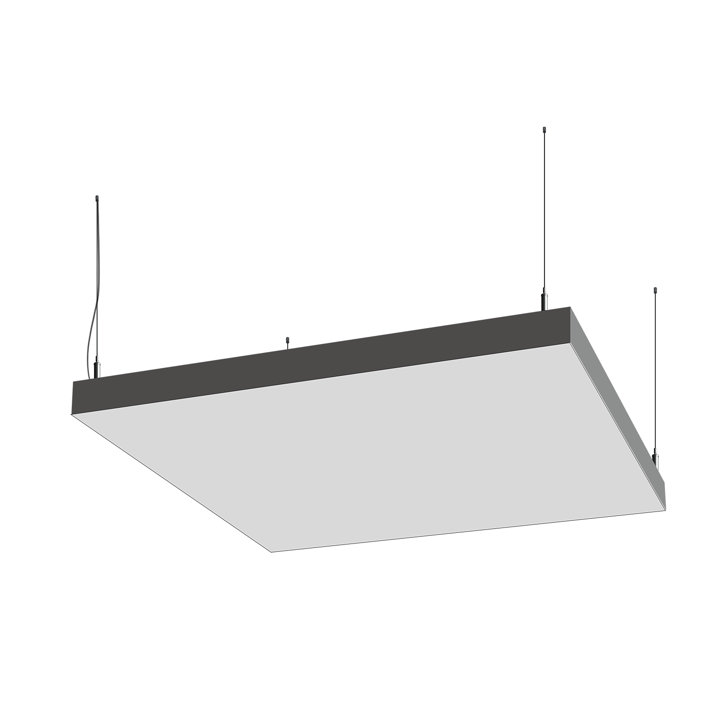 Cветодиодный фигурный светильник MS-BOX Квадрат 1900mm 380W 3000/4000/6000K