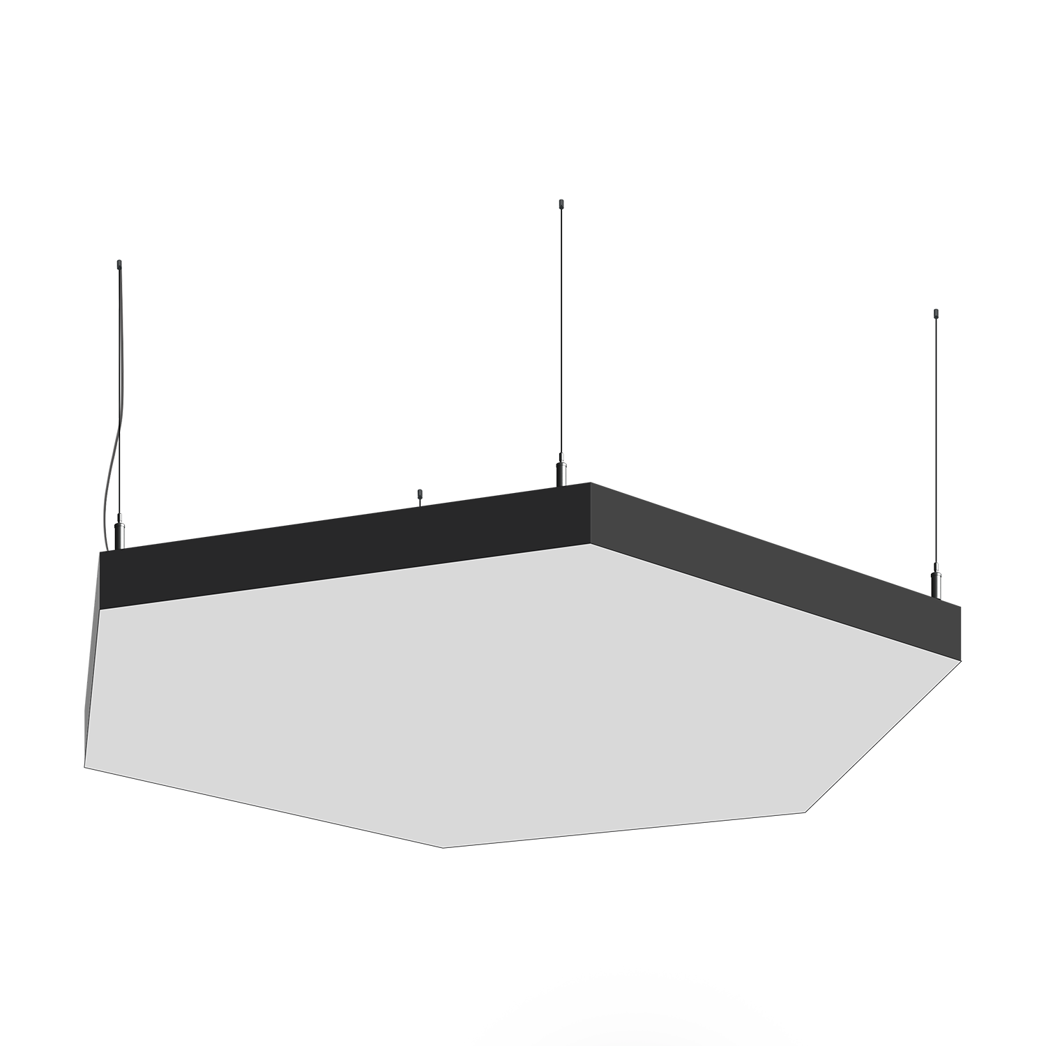 Cветодиодный фигурный светильник MS-HEX Гексагон 400mm 25W 3000/4000/6000K - изображение товара