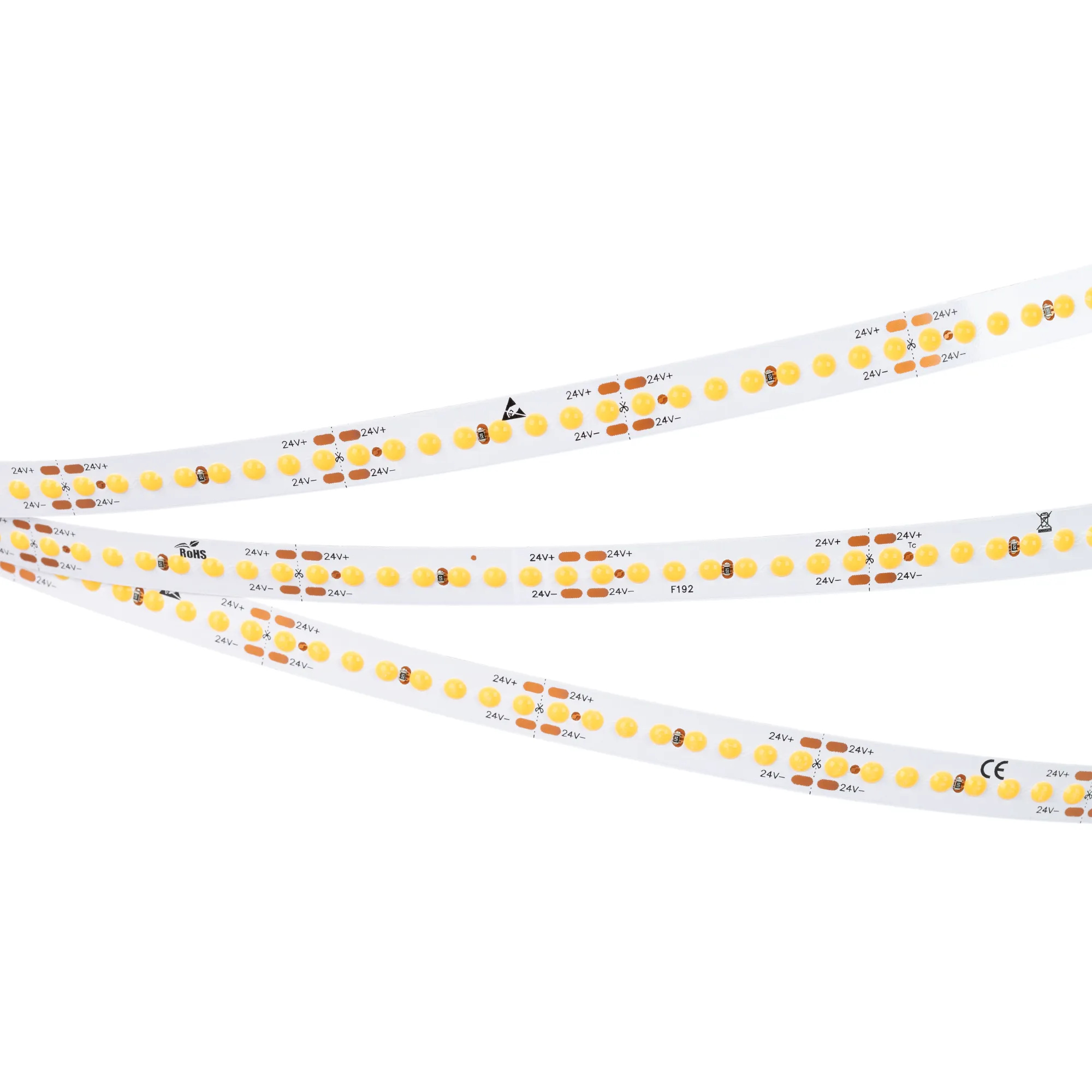 Лента светодиодная COB-X192-10mm 24V Day4000 (14.4 W/m, IP20, DOT, 5m) (Arlight, Открытый)