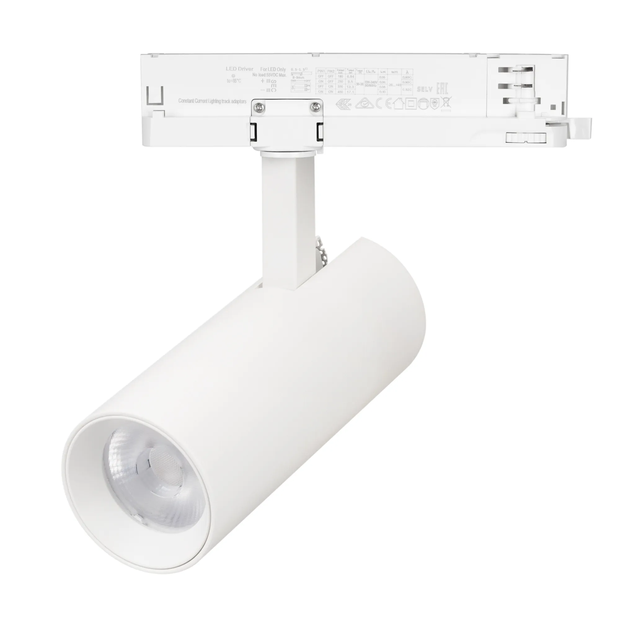 Светильник LGD-GERA-4TR-R74-20W Day4000 (WH, 15 deg, 230V, DALI) (Arlight, IP20 Металл, 5 лет)