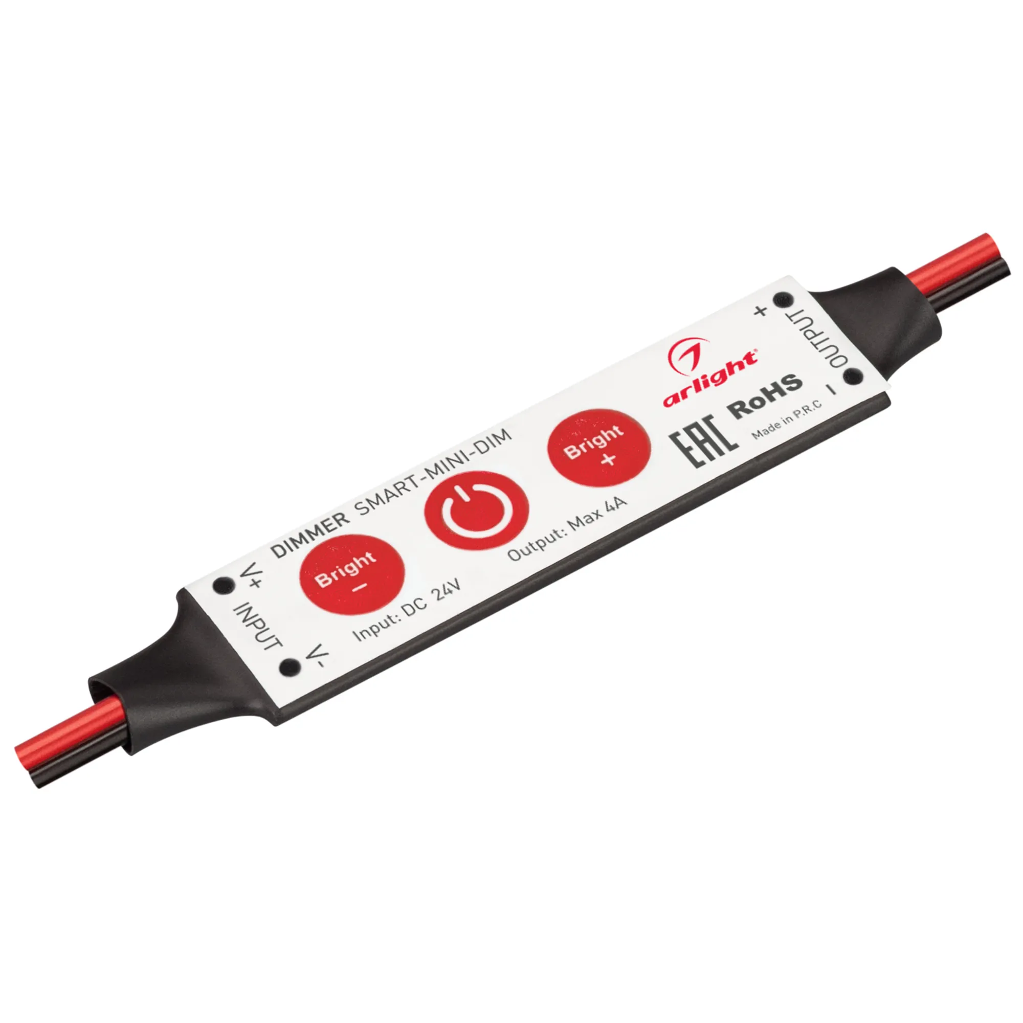 Диммер SMART-MINI-DIM (24V, 1x4A) (Arlight, IP20 Пластик, 5 лет) - изображение товара