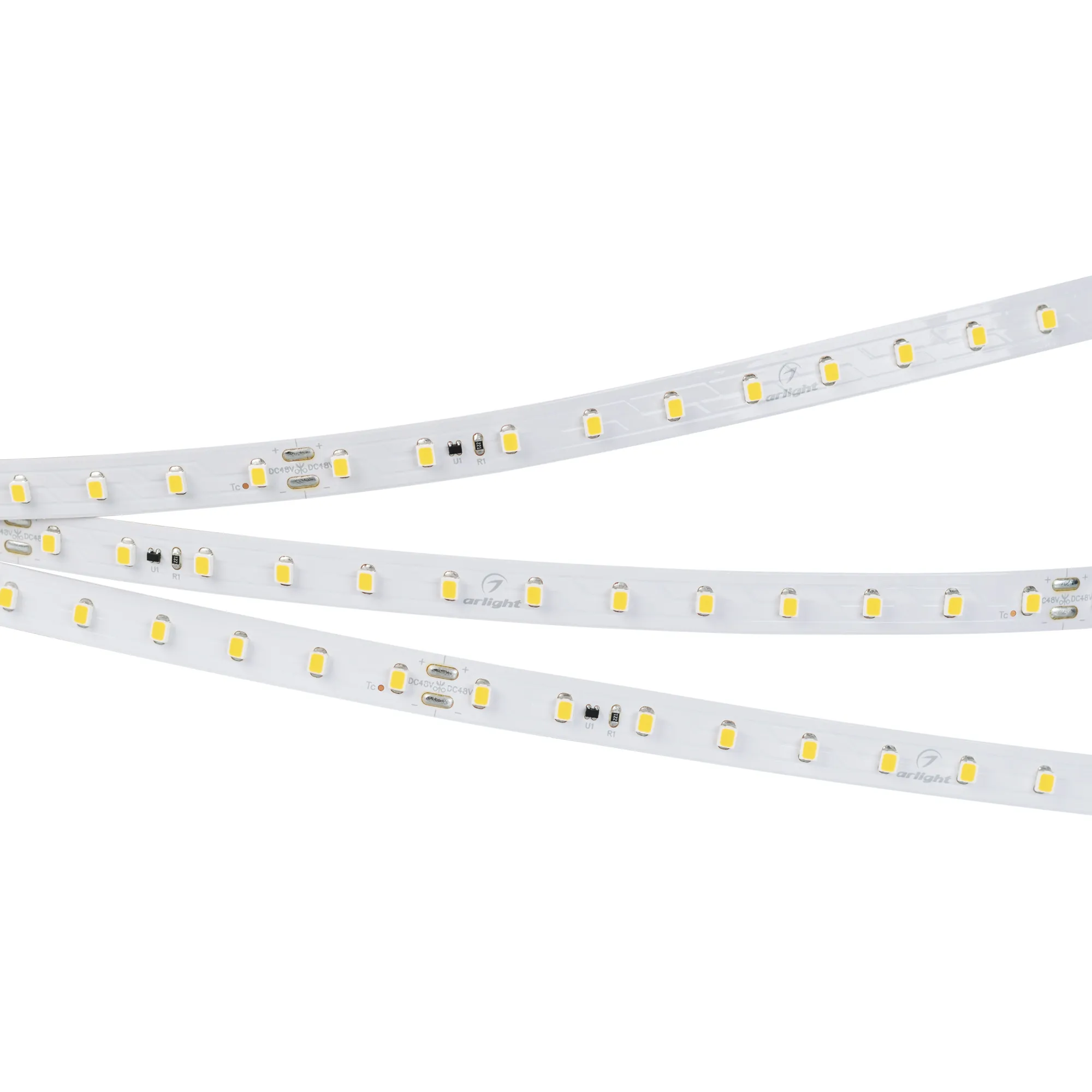 Лента IC-A78-10mm 48V Warm2400 (4 W/m, IP20, 2835, 50m) (Arlight, стабилизированная)