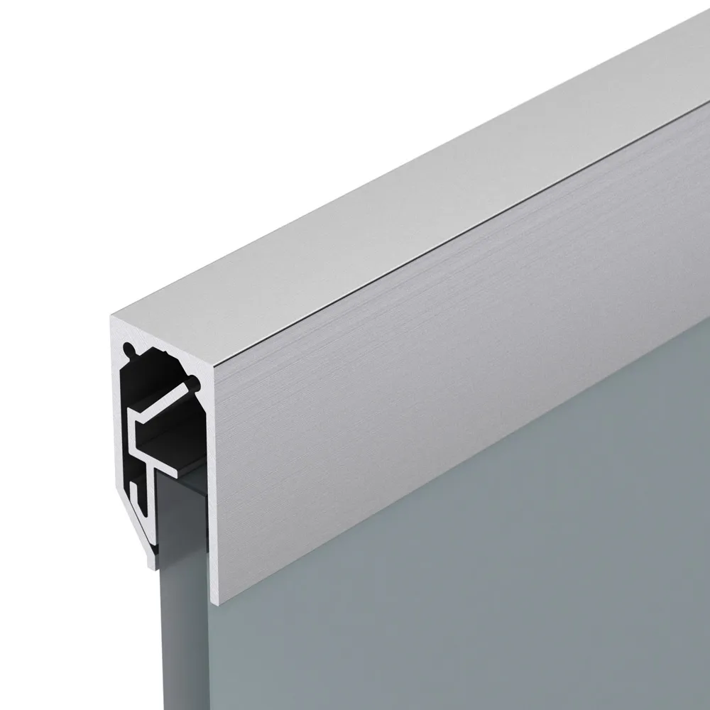 Профиль ALM-GLASS-10-2000 ANOD (Arlight, Алюминий) - изображение товара