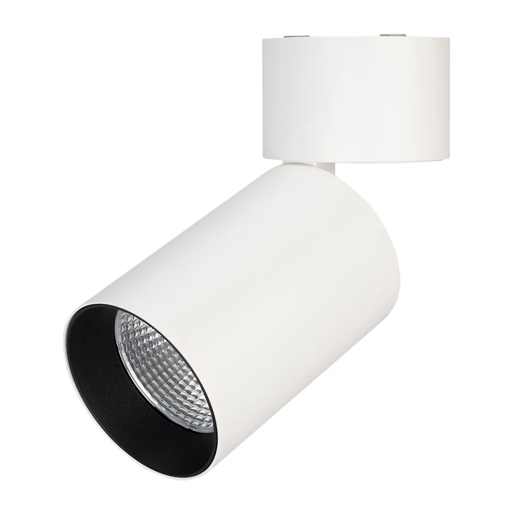 Светильник SP-POLO-SURFACE-FLAP-R85-15W Warm3000 (WH-BK, 40 deg) (Arlight, IP20 Металл, 3 года)
