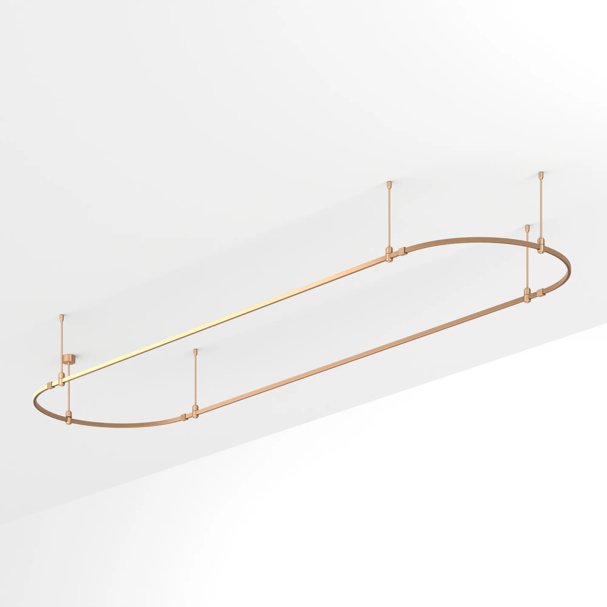 Трек ART-APRIORI-OVAL-ROD-400-4000x1000 (GD) (Arlight, IP20 Металл, 3 года) - изображение товара