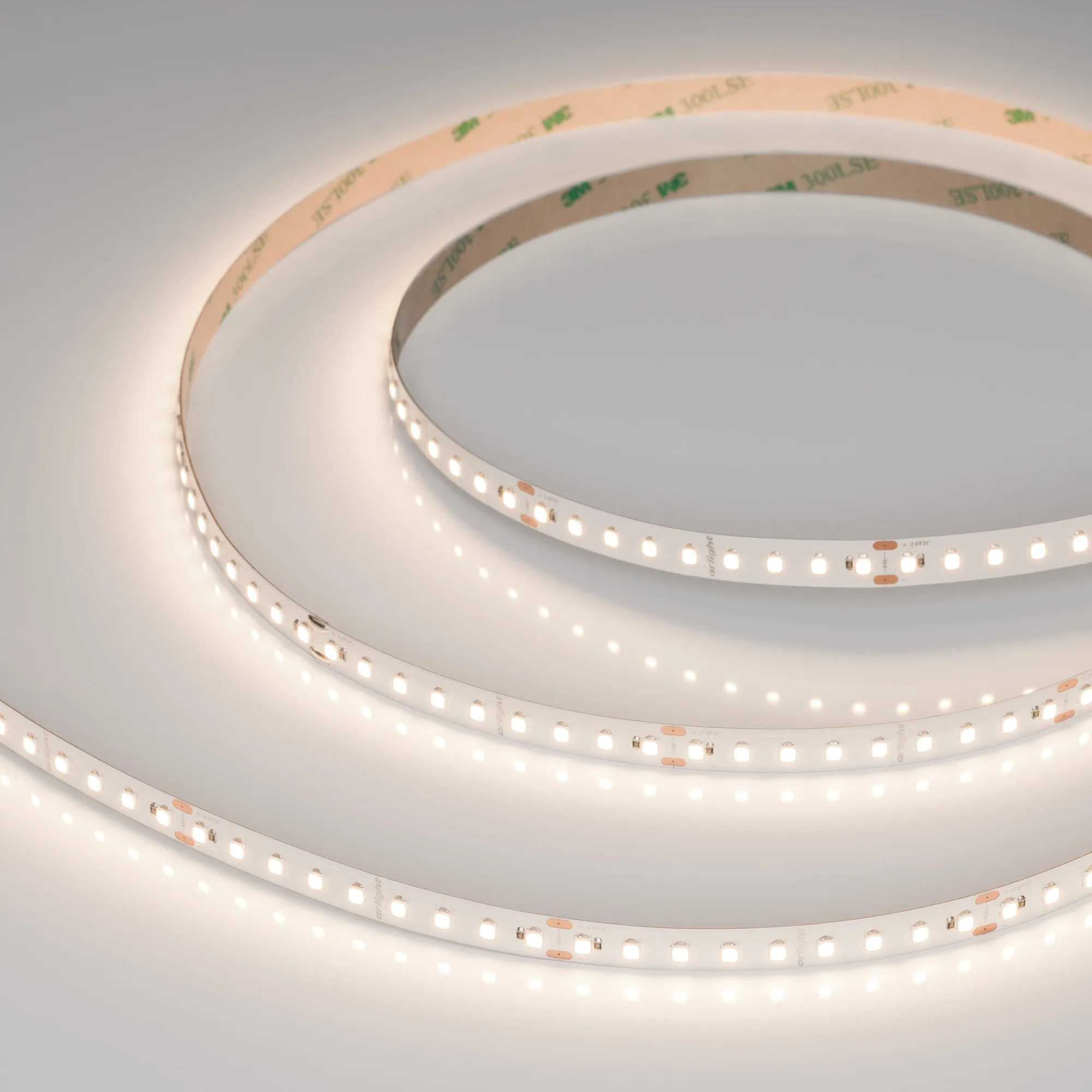 Лента светодиодная UL-A126-10mm 24V Warm3500 (8 W/m, IP20, 5m) (Arlight, высок.эфф.165 лм/Вт) - изображение товара