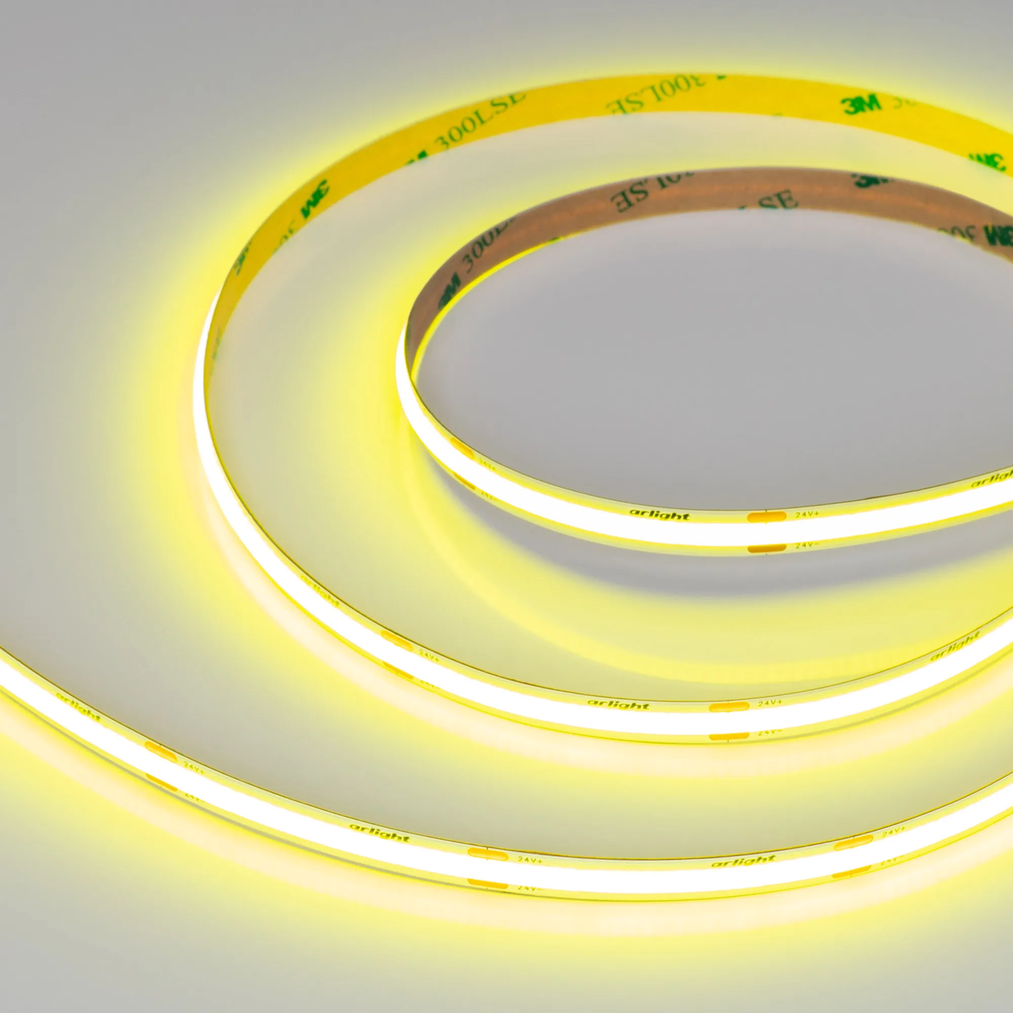 Лента светодиодная COB-X480-8mm 24V Yellow Volt (8 W/m, IP20, 5m) (Arlight, -)